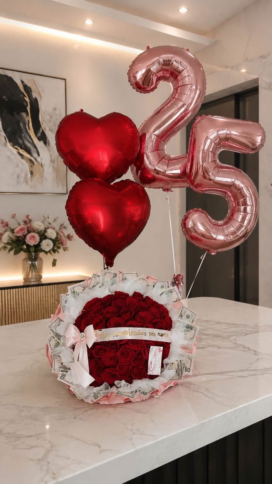 Helium Balloons & Numbers
